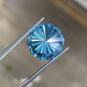 11.41ct of TOP Swiss blue Topaz