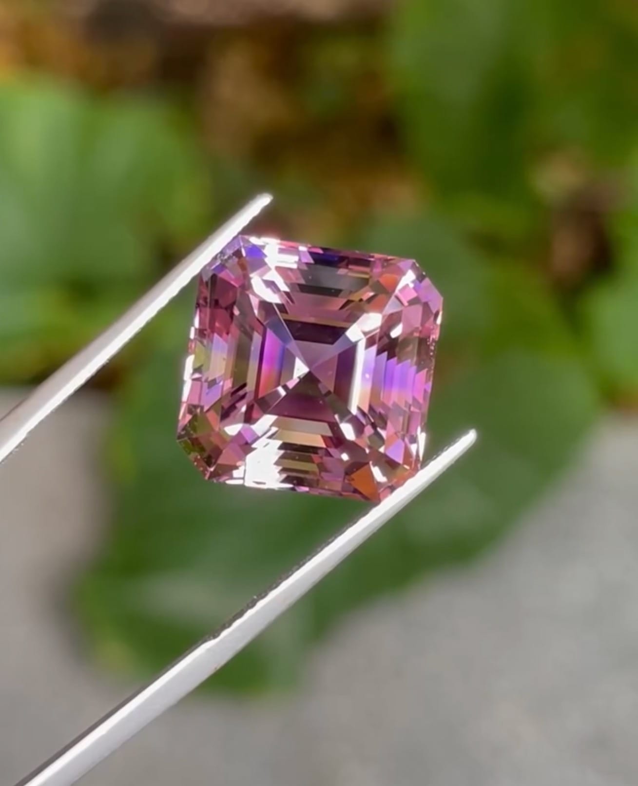 13.68ct of super gorgeous Asscher cut Ametrine
